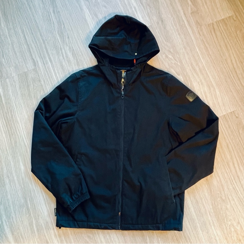 Element black water resistant hooded jacket